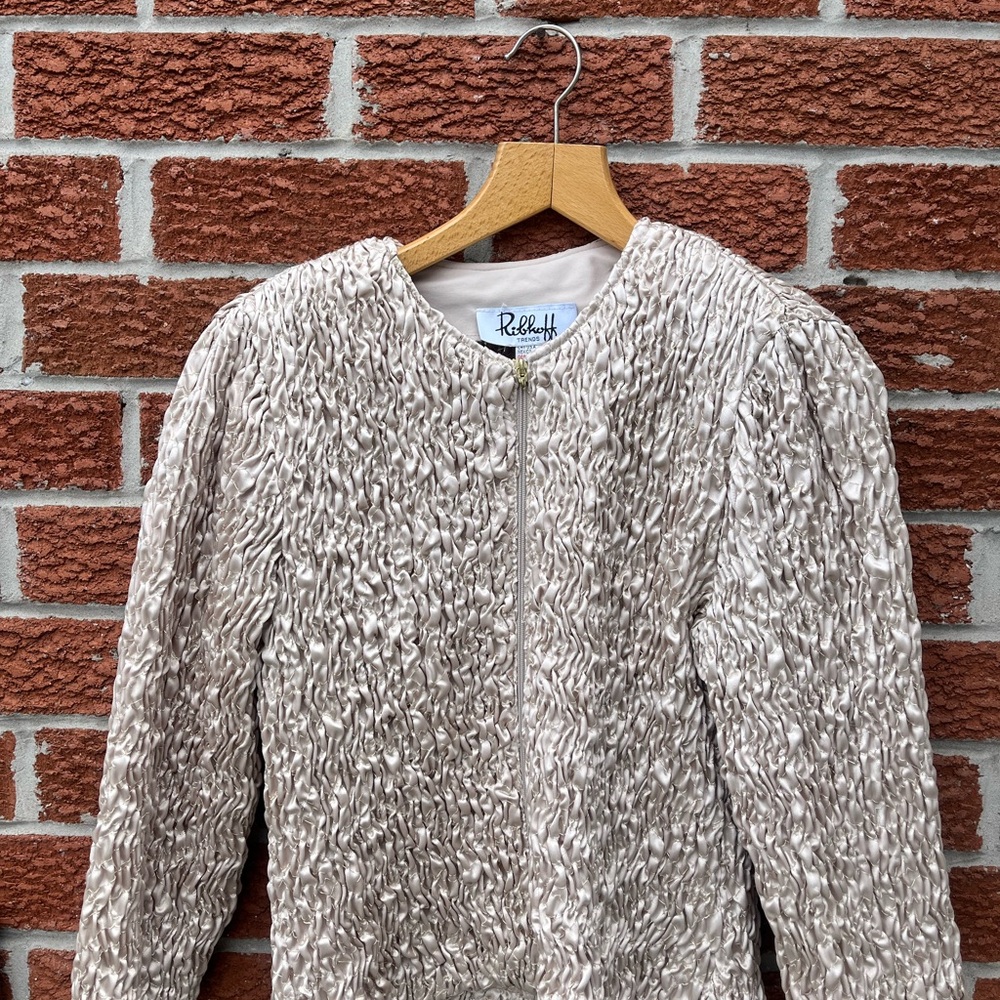 Joseph Ribkoff Vintage Cream Statement Jacket